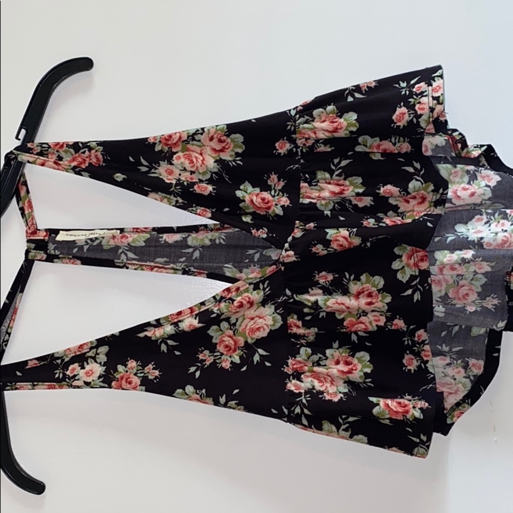 floral crop top